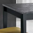 Eettafel Uitschuifbaar tot 180 cm in beukenhout Made in Italy - Otiello Viadurini