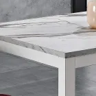 Metalen eettafel uitschuifbaar tot 180 cm Made in Italy - Beatrise Viadurini