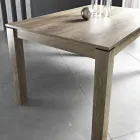 Eettafel Uitschuifbaar tot 200 cm in melamine Made in Italy - Denis Viadurini