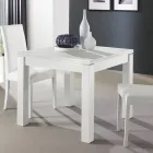 Eettafel Uitschuifbaar tot 200 cm in melamine Made in Italy - Denis Viadurini