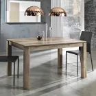 Eettafel Uitschuifbaar tot 200 cm in melamine Made in Italy - Denis Viadurini