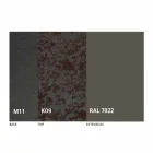 Uitschuifbare eettafel tot 298 cm in metaal en keramiek blad - Anaconda Viadurini