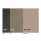 Uitschuifbare eettafel tot 298 cm in metaal en keramiek blad - Anaconda Viadurini