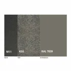 Uitschuifbare eettafel tot 298 cm in metaal en keramiek blad - Anaconda Viadurini