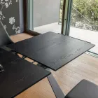 Uitschuifbare eettafel tot 298 cm in melamine Made in Italy - Fedemo Viadurini