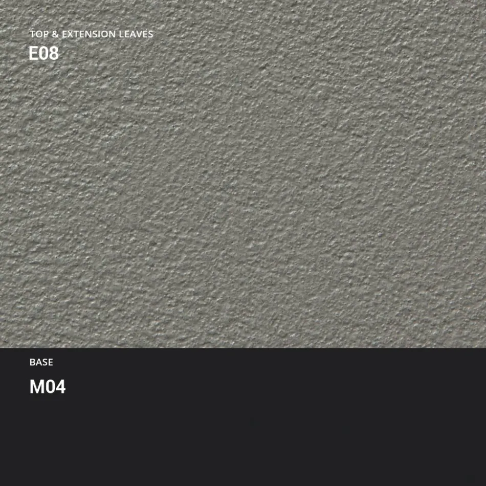 Metalen eettafel uitschuifbaar tot 310 cm Made in Italy - Euclide Viadurini