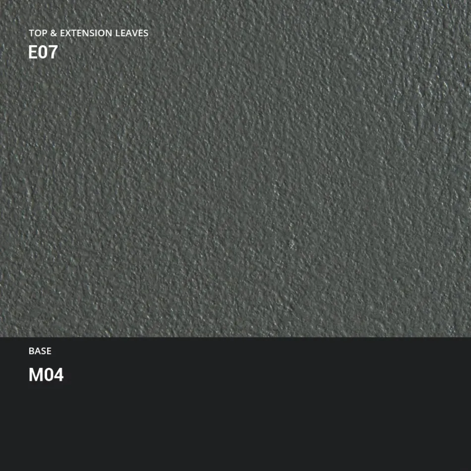 Metalen eettafel uitschuifbaar tot 310 cm Made in Italy - Euclide Viadurini