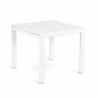 eettafel met glazen blad Teo Viadurini