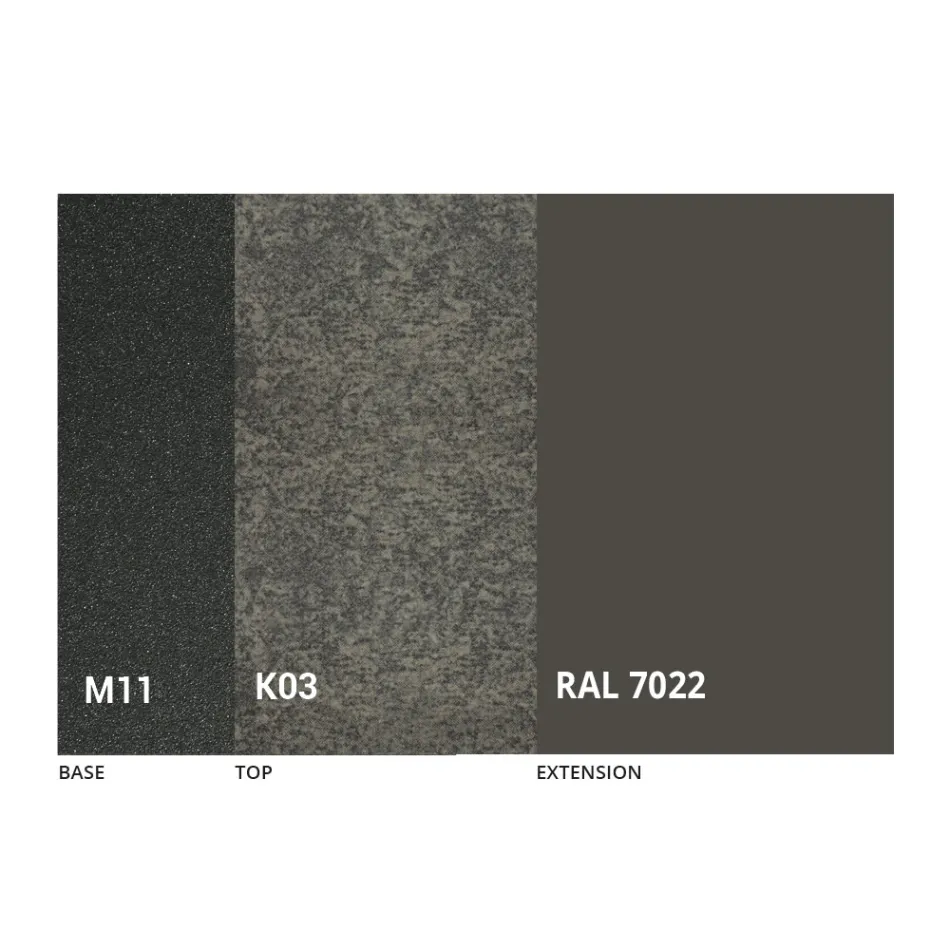 Uitschuifbare eettafel tot 170 cm in keramiek Made in Italy - Tremiti Viadurini