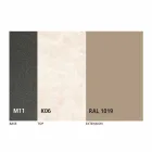 Uitschuifbare eettafel tot 170 cm in keramiek Made in Italy - Tremiti Viadurini