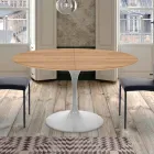 Uitschuifbare eettafel tot 170 cm in laminaat Made in Italy - Dollars Viadurini