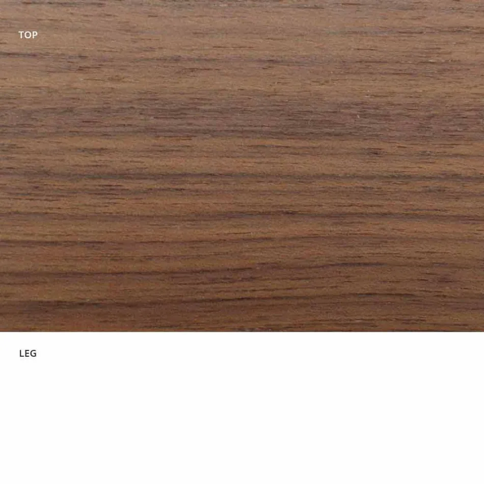 Uitschuifbare eettafel tot 170 cm in hout Made in Italy - Dollars Viadurini