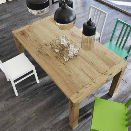 Eettafel uitschuifbaar tot 240 cm eiken fineer Cyrus Viadurini