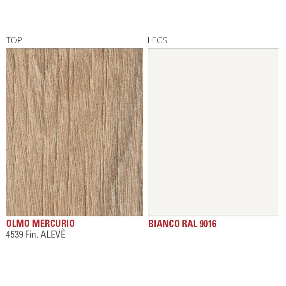 Uitschuifbare eettafel tot 252 cm in Hpl Made in Italy - Efisto Viadurini