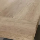Uitschuifbare eettafel tot 260 cm in melamine hout en metaal - Lukas Viadurini