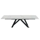 Uitschuifbare eettafel tot 278 cm in Laminam Made in Italy - Settimmio Viadurini