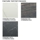 Uitschuifbare eettafel tot 278 cm in Laminam Made in Italy - Settimmio Viadurini