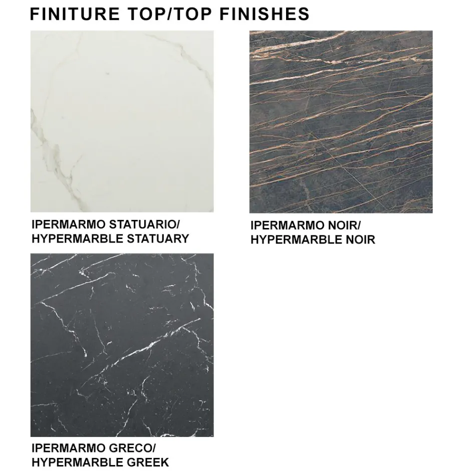 Uitschuifbare eettafel tot 278 cm in Laminam Made in Italy - Settimmio Viadurini