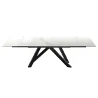 Uitschuifbare eettafel tot 278 cm in Laminam Made in Italy - Settimmio Viadurini