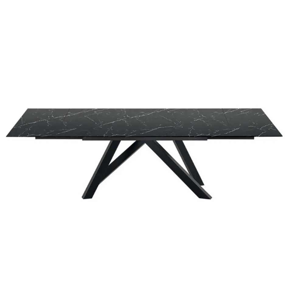 Uitschuifbare eettafel tot 278 cm in Laminam Made in Italy - Settimmio Viadurini
