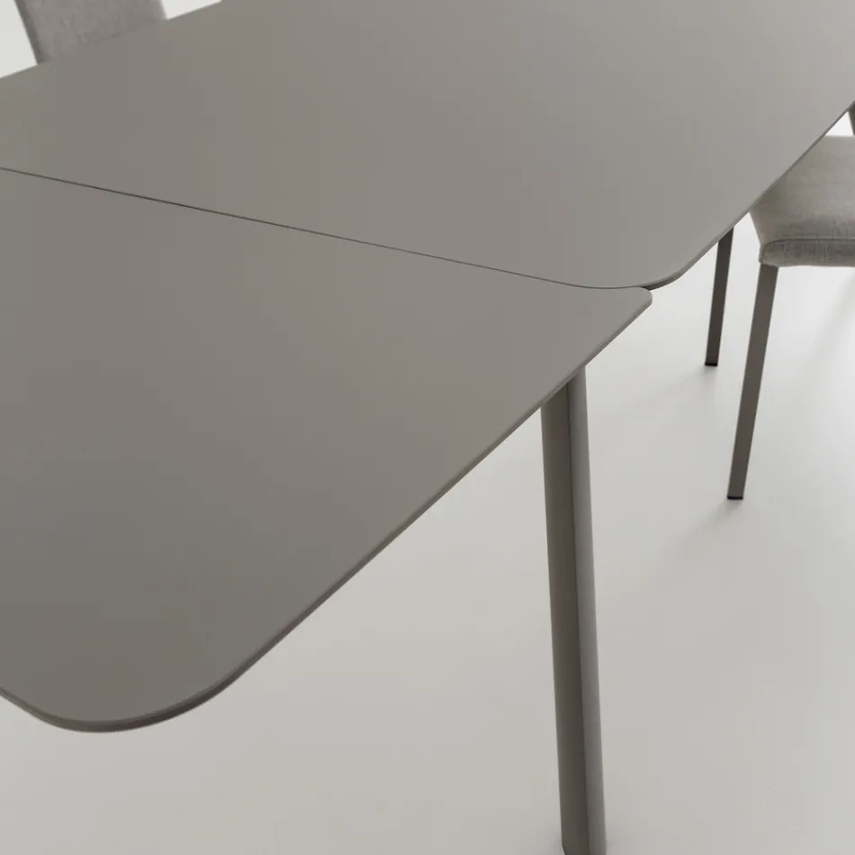 Uitschuifbare eettafel tot 280 cm in Fenix Made in Italy - Lingotto Viadurini