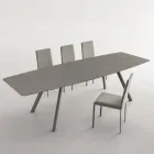 Uitschuifbare eettafel tot 280 cm in Fenix Made in Italy - Lingotto Viadurini