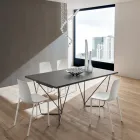 Uitschuifbare eettafel tot 280 cm in Fenix Made in Italy - Eolo Viadurini