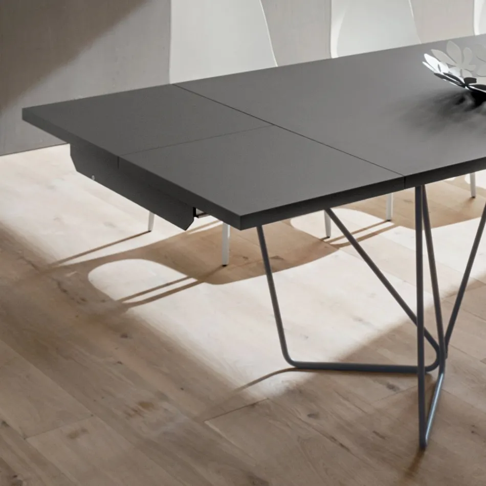 Uitschuifbare eettafel tot 280 cm in Fenix Made in Italy - Eolo Viadurini