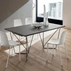 Uitschuifbare eettafel tot 280 cm in Fenix Made in Italy - Eolo Viadurini
