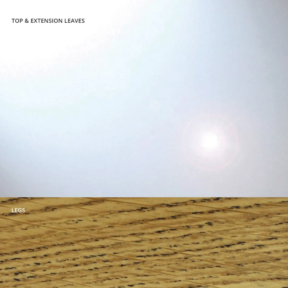 Uitschuifbare eettafel tot 280 cm in glas Made in Italy - Antimo Viadurini