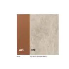 Uitschuifbare eettafel tot 280 of 298 cm Keramiek Metaal - Revia Viadurini