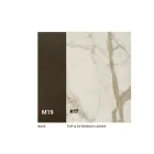 Uitschuifbare eettafel tot 280 of 298 cm met keramisch blad - Nomia Viadurini