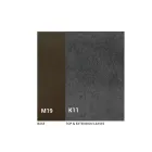 Uitschuifbare eettafel tot 280 of 298 cm met keramisch blad - Nomia Viadurini