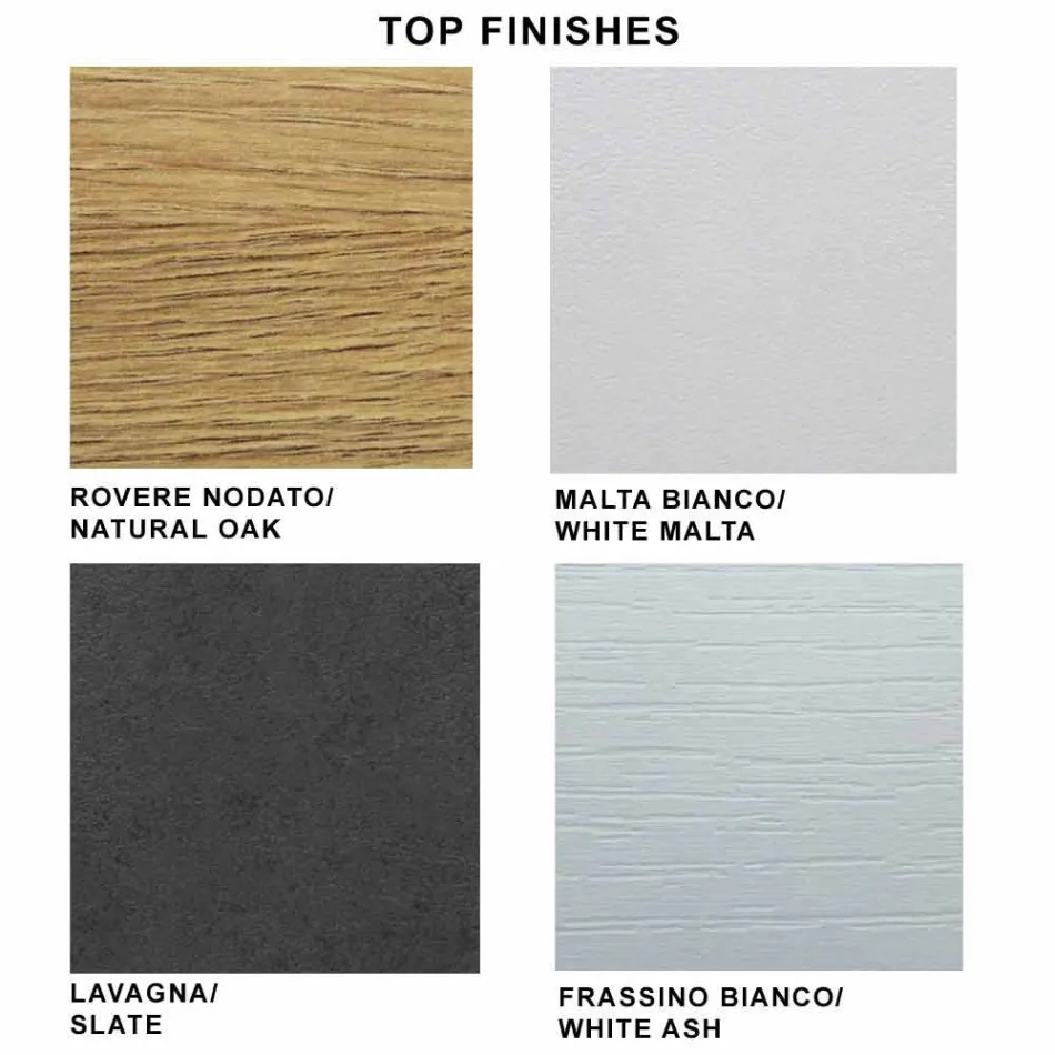 Uitschuifbare eettafel tot 300 cm in laminaat Made in Italy - Grotta Viadurini