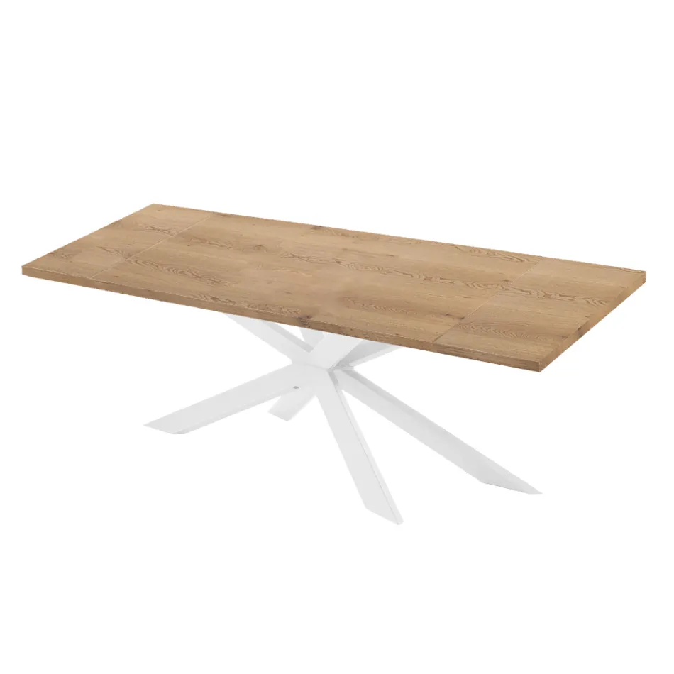 Uitschuifbare eettafel tot 300 cm in laminaat Made in Italy - Grotta Viadurini