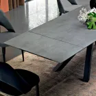 Uitschuifbare eettafel tot 300 cm in laminaat Made in Italy - Settimmio Viadurini