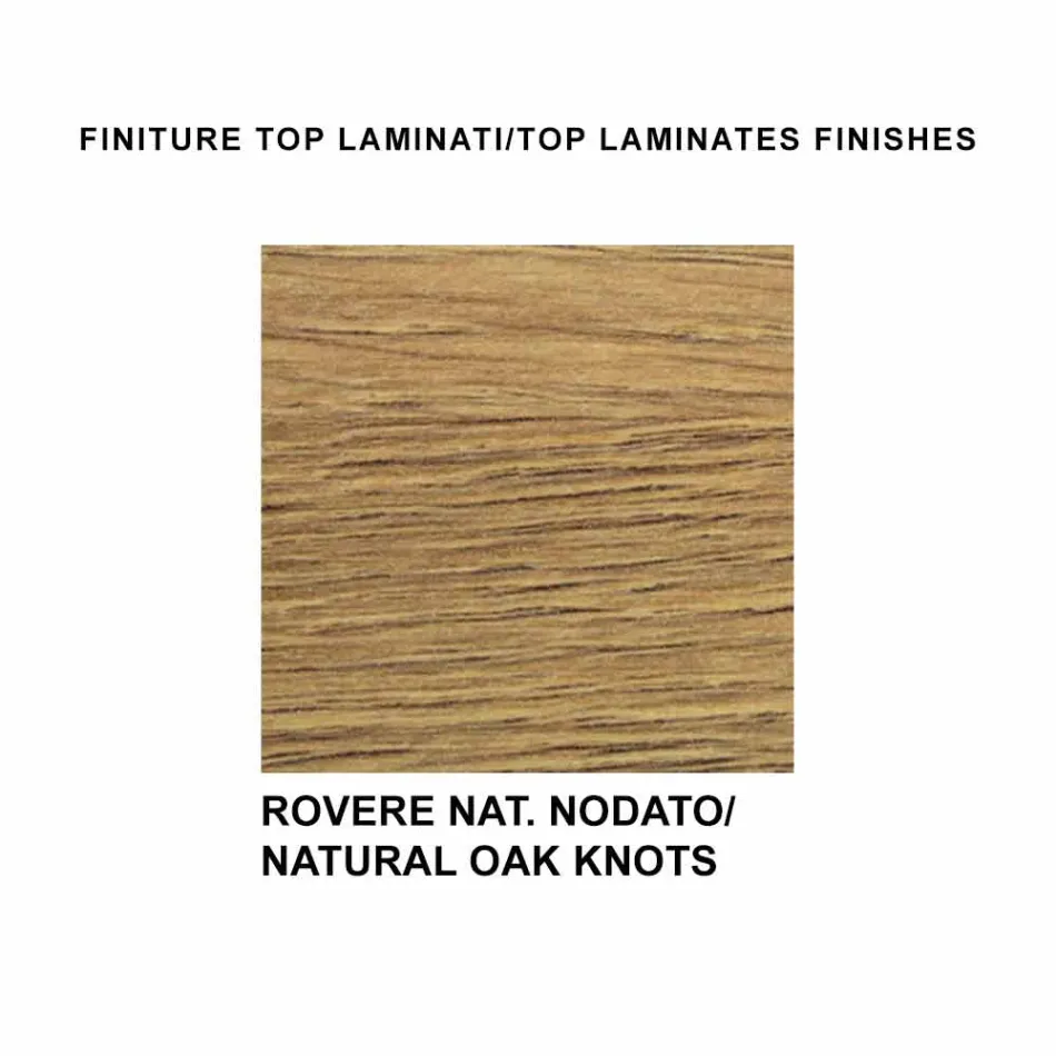 Uitschuifbare eettafel tot 300 cm in laminaat Made in Italy - Settimmio Viadurini