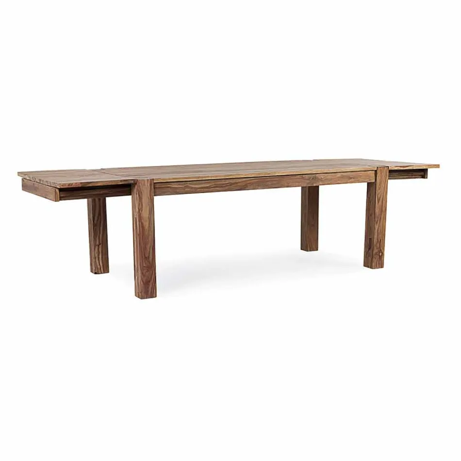 Homemotion - Wonder Wood uitschuifbare eettafel tot 300 cm Viadurini