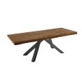 Eettafel Uitschuifbare tafel tot 300 cm in gefineerd hout - Settimmio