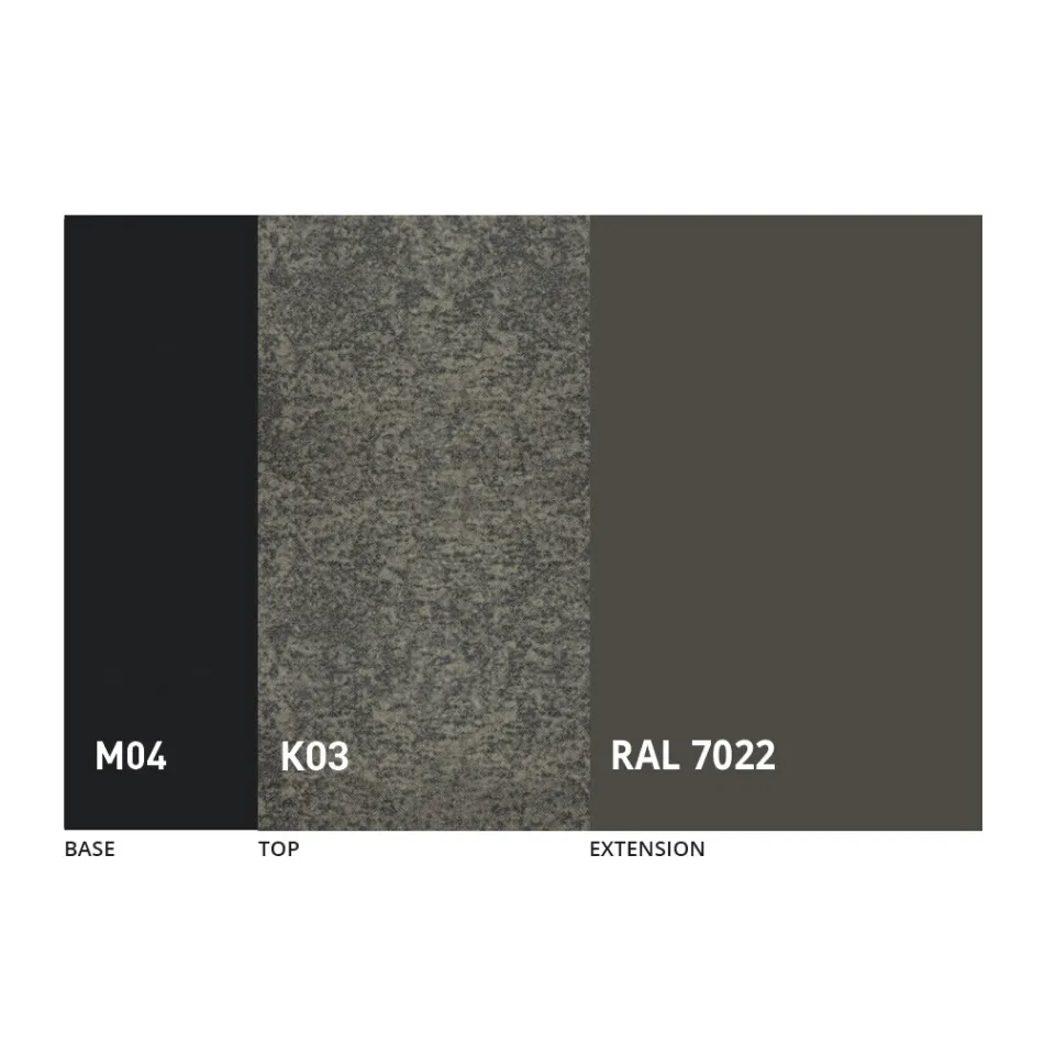 Uitschuifbare eettafel tot 310 cm in keramiek Made in Italy - Pitagora Viadurini