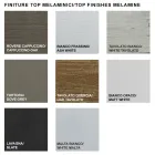 Uitschuifbare eettafel tot 310 cm in melamine Made in Italy - jaren zeventig Viadurini