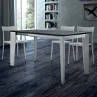 Uitschuifbare eettafel tot 310 cm in melamine Made in Italy - jaren zeventig Viadurini