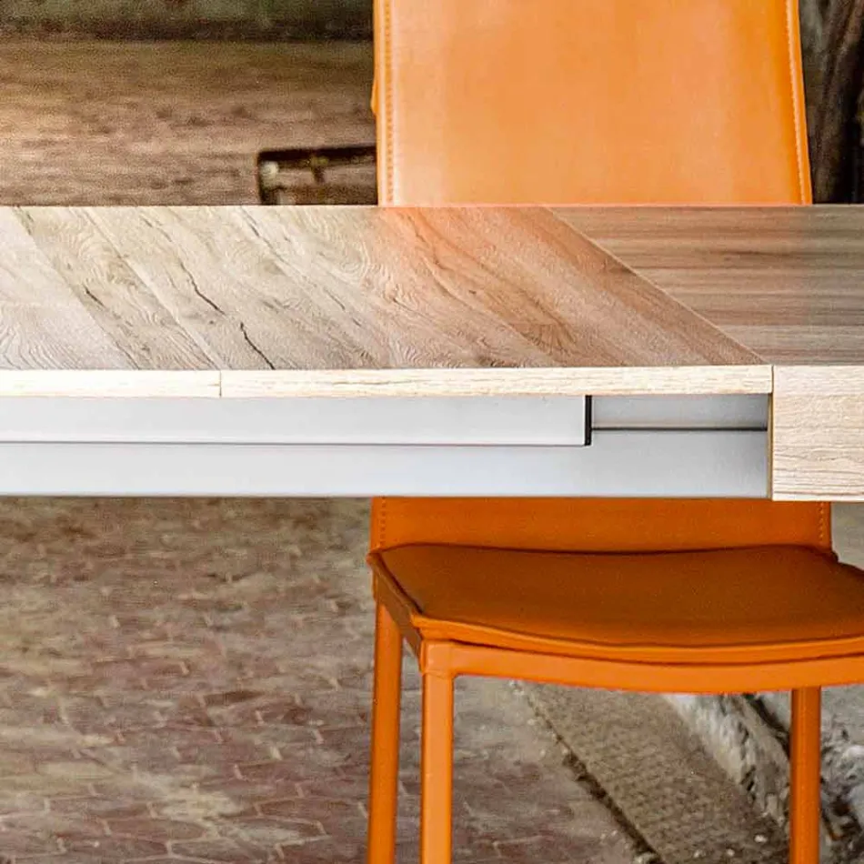 Eettafel uitschuifbaar tot 320 cm modern design Oky Viadurini