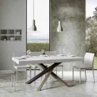 Uitschuifbare eettafel tot 440 cm Made in Italy Design - Rally Viadurini