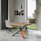 Uitschuifbare eettafel tot 440 cm Houten blad Made in Italy - Boan Viadurini