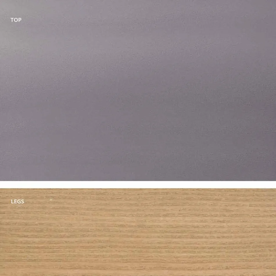 Dimitri verlengbare gerookte glazen eettafel gemaakt in Italië Viadurini