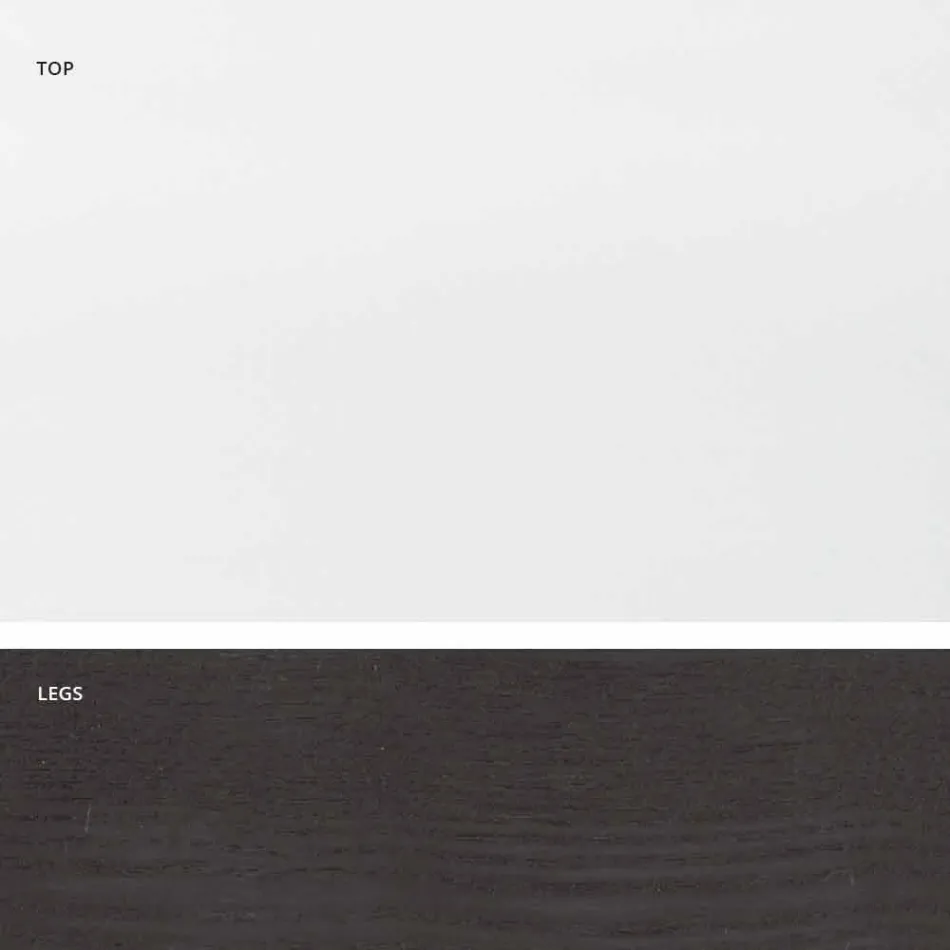 Uitschuifbare moderne glazen eettafel gemaakt in Italië, Azad Viadurini