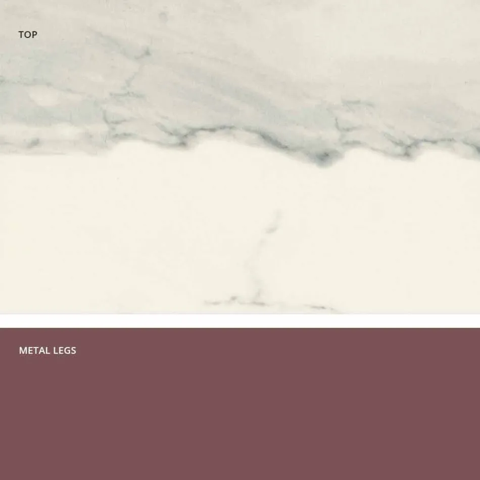 Uitschuifbare keramische glazen eettafel gemaakt in Italië, Wilmer Viadurini