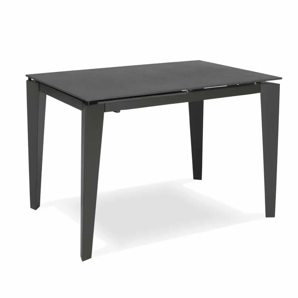 Dining keramische Uitschuiftafel, 120 / cm 170xP80, Bino Viadurini