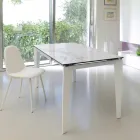 Dining keramische Uitschuiftafel, 120 / cm 170xP80, Bino Viadurini